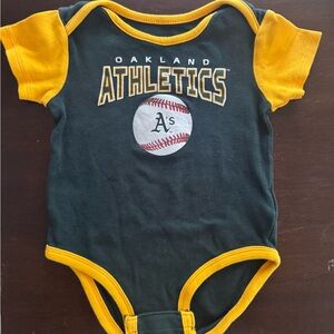 Oakland A's onsie size 18m
